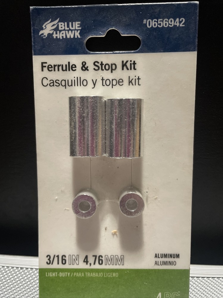 Blue hawk Ferrule and stop kit 3/16