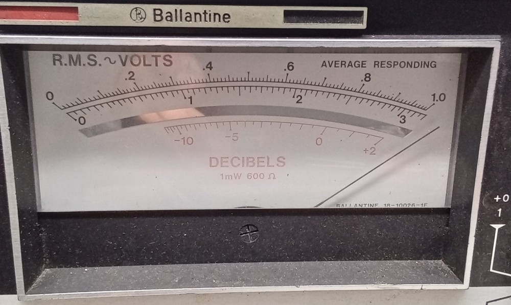 Ballantine AC voltmeter 3015A Untested power's up. 115 / 230V AC