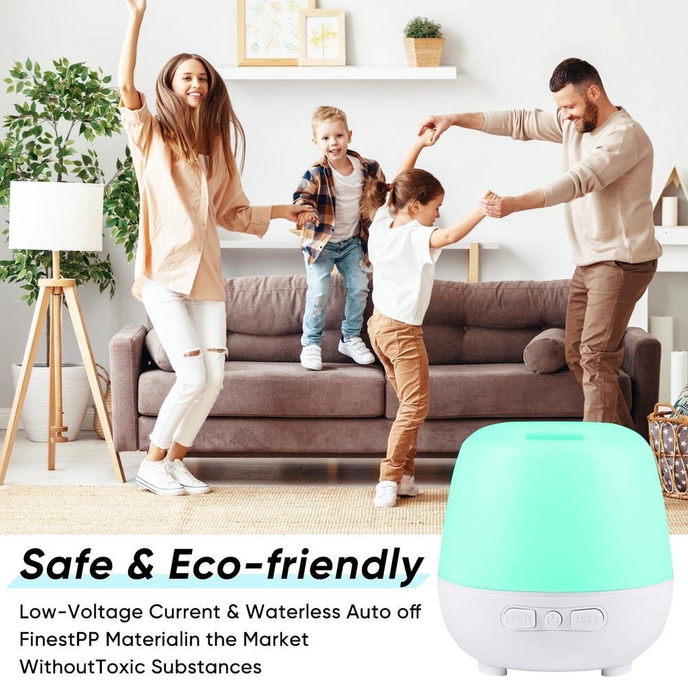 HAPPTWS 220ml Essential Oil Diffuser, Upgraded Diffusers for Whiet - 3