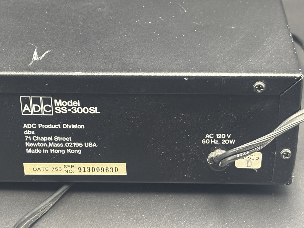 ADC Sound Shaper SS-300SL Stereo Frequency Equalizer Spectrum Analyzer