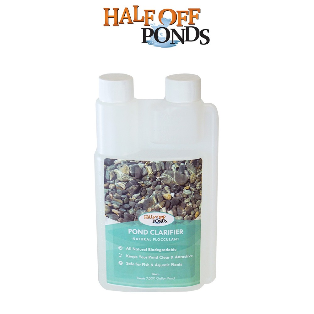 Half Off Ponds Pond Clarifier Natural Flocculant 16 oz. Bottle