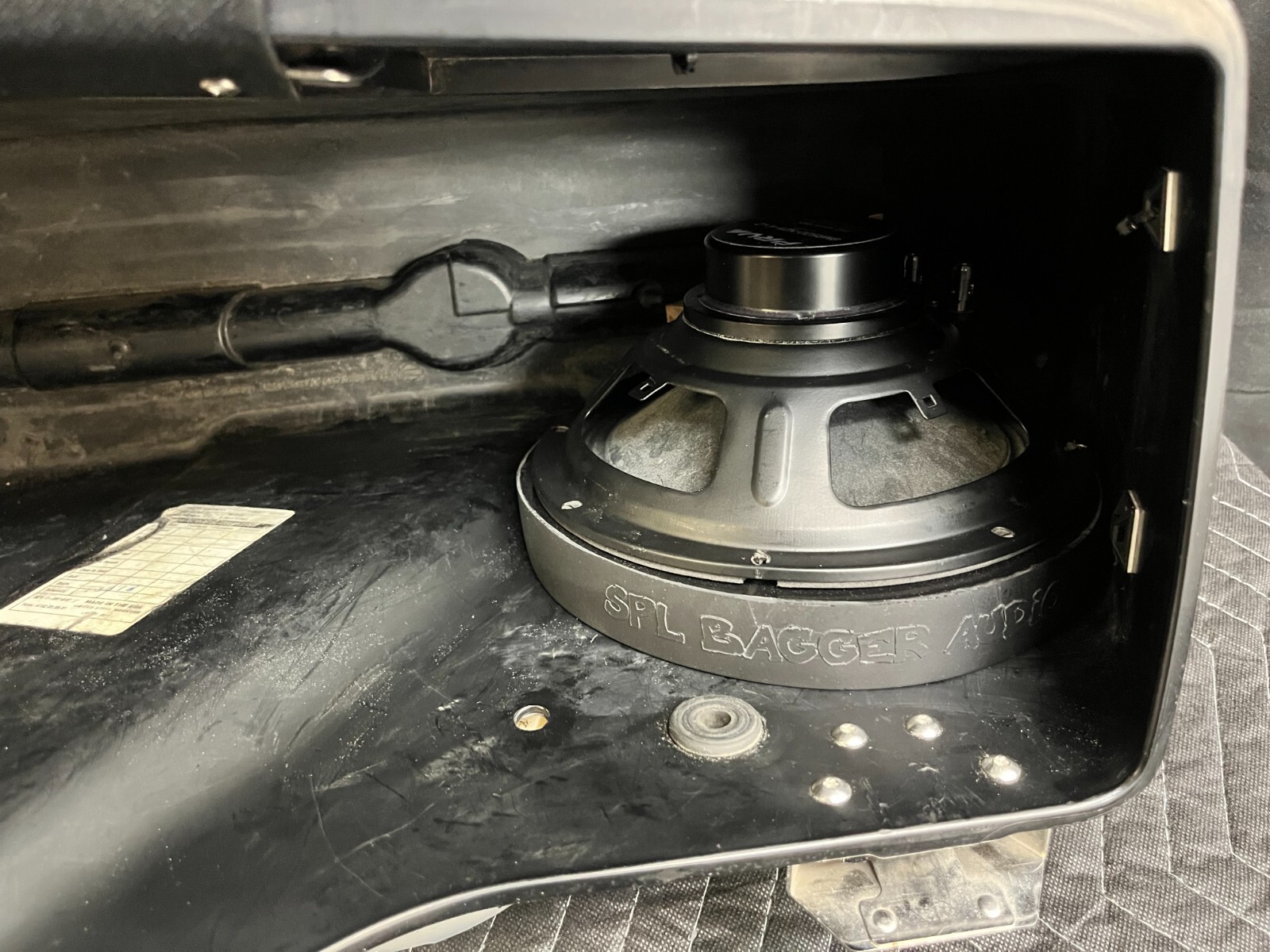 8" Rear Harley Saddlebag Speaker Mounting Ring Adapters 1994-2013