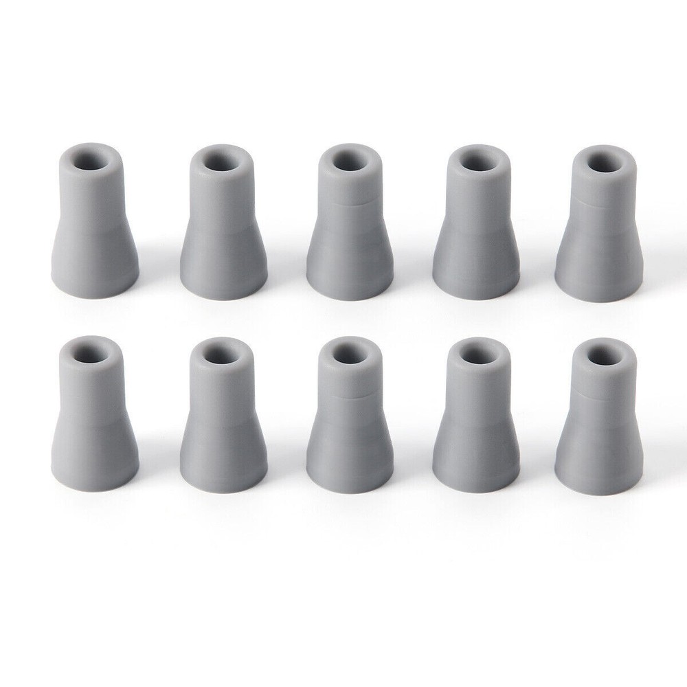 10 Pcs Dental Saliva Ejector Weak SE Suction Rubber Snap-on Adapter Replacement