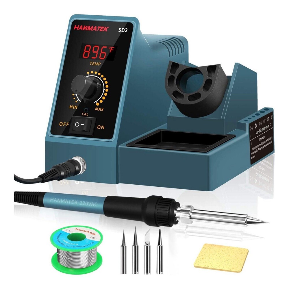 SOLDERING IRON STATION Adjustable Temperature Rapid Heating Bracket Kit