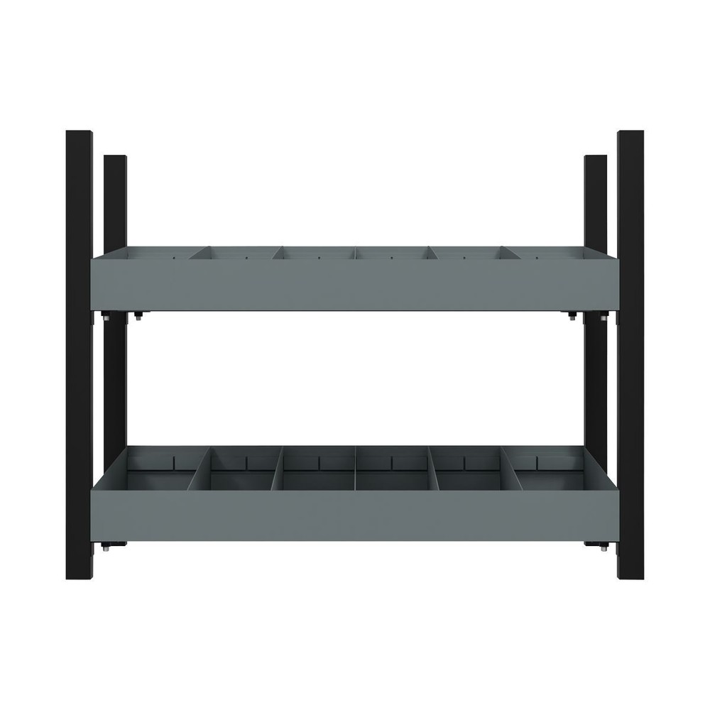Sealey Modular Racking Mid Unit 2 Compartment Shelve Tool Storage 580mm