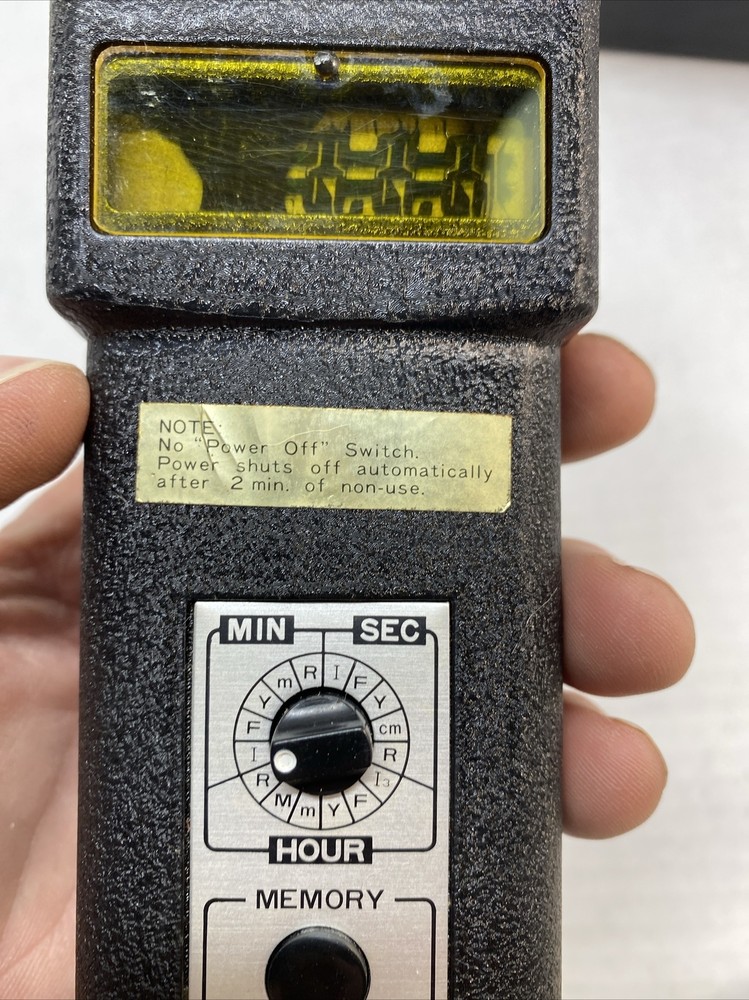 SHIMPO DT-105 Tachometer with case Untested
