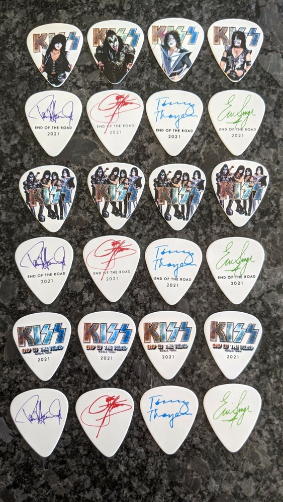 KISS EOTR 2021 Guitar Pick VERSION 2  set of 12  End Of The Road