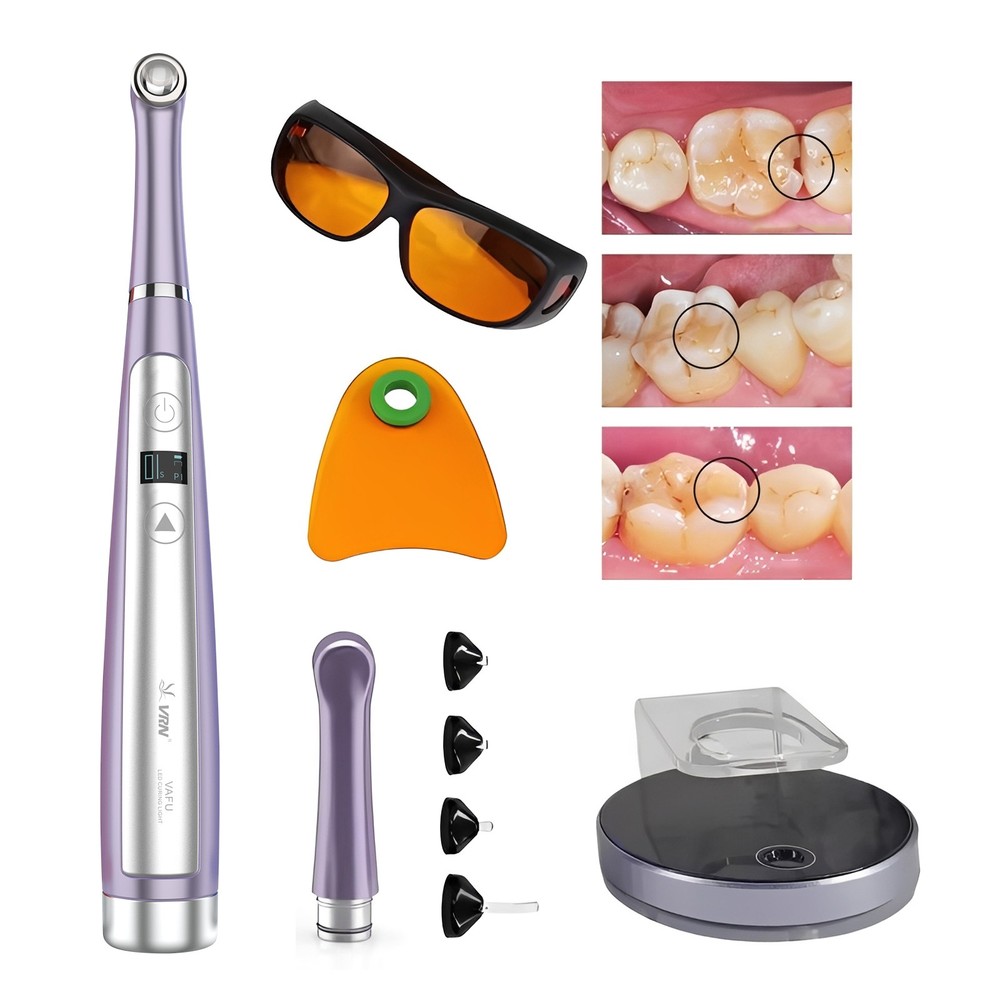 VAFU 10W 1 Second Dental Curing Light with Caries Detector & Light Curing Meter
