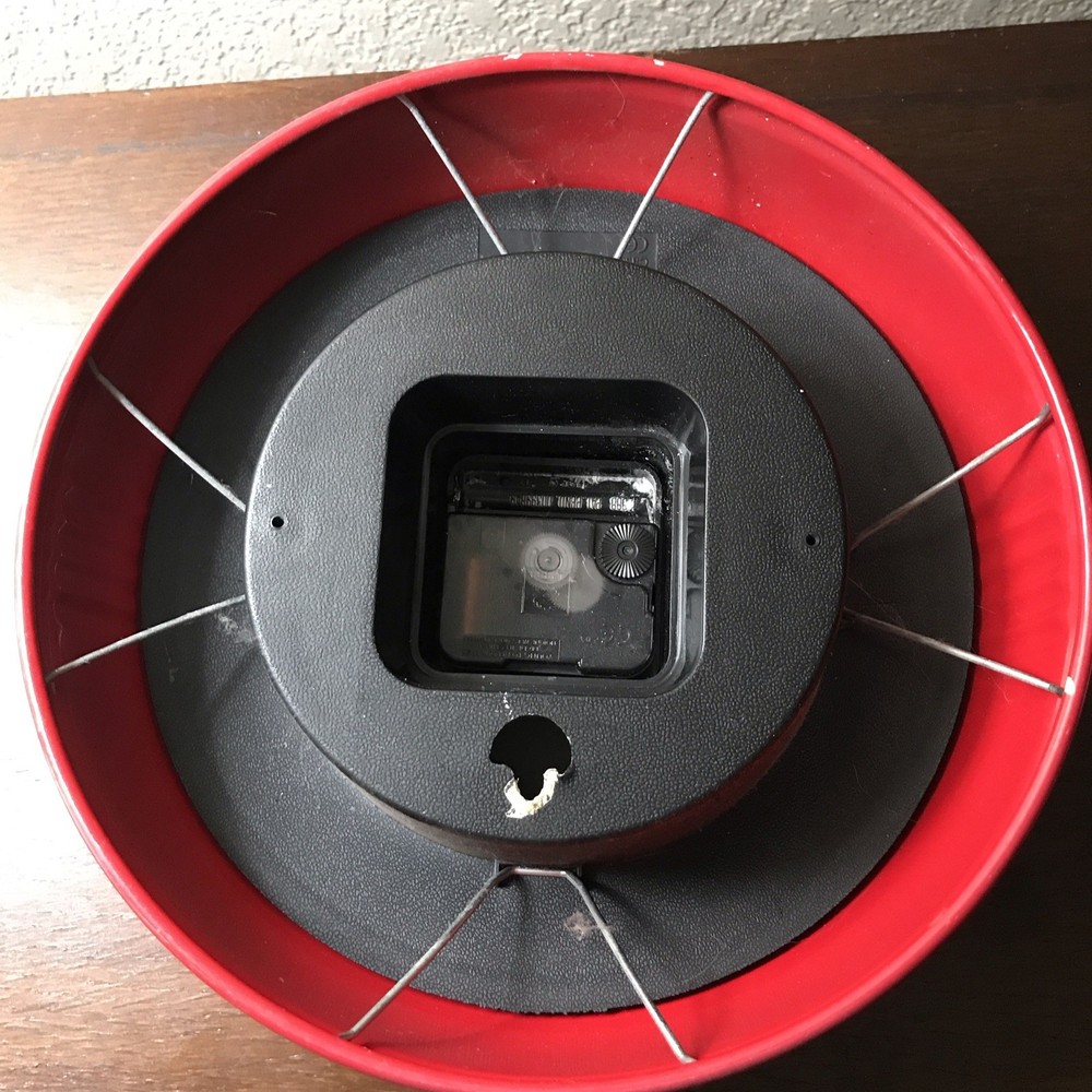 Infinity Vintage Red Wall Clock