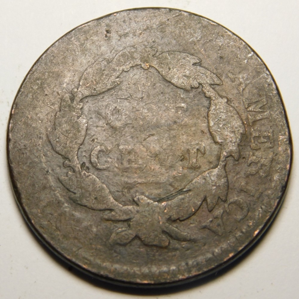 Large Cent Matron Head Dateless Actual Coin Pictured