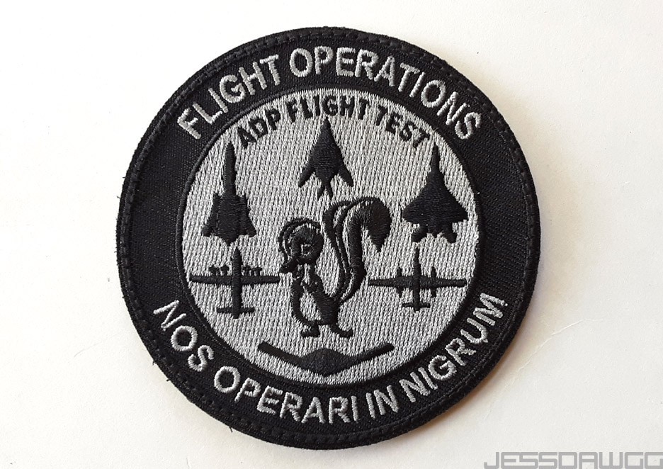 3" patch Flight Operations ADP Flight Test USAF Skunkworks Lockheed Martin