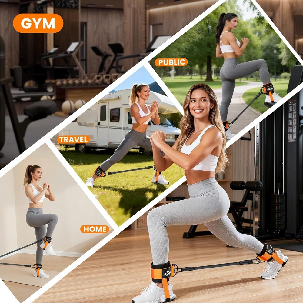 Ankle Strap For Cable Machine, Padded Ankle Straps For Cable Machine Kickbacks,