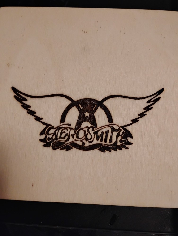 Aerosmith Laser Burned Image
