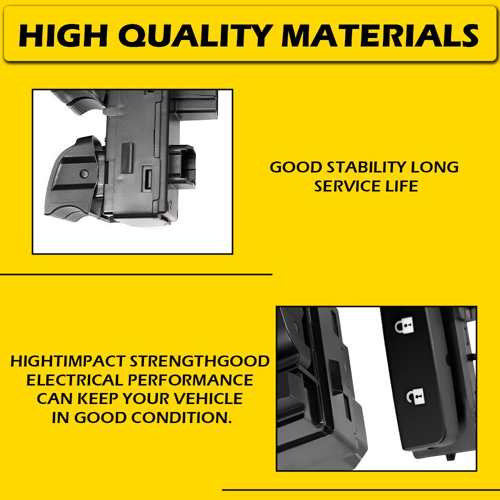 Window Control Switch Mirror Door Lock Driver For 2007-2013 Chevy Silverado 1500