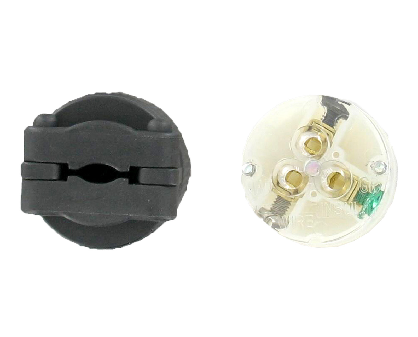 NEMA 5-20P 20A 125V Straight Blade Male Replacement Plug Nylon cULus OLYM-520P