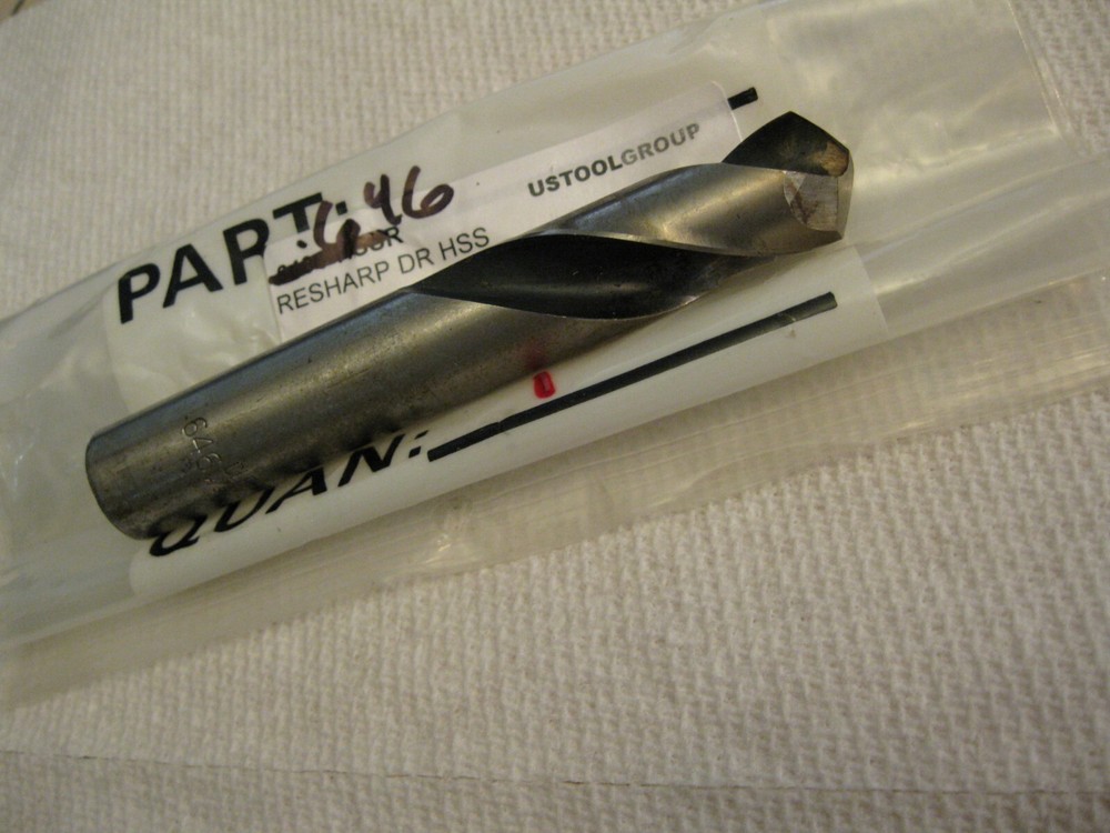 .646" Screw Machine Drill HSS CLE-FORGE , Resharp by USTOOL Group