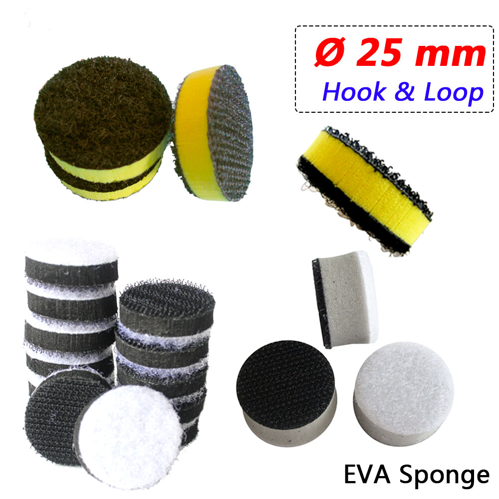 Ø 1" Hook & Loop EVA Cushion Interface Pads for Sanding Discs Backing Pads 25 mm