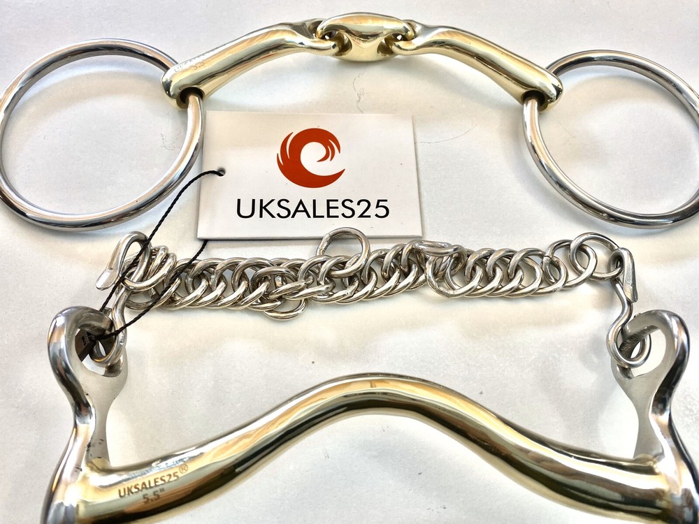 Weymouth Bradoon Bridle Bits Set GS & SS (UKSALES25®) *SAME DAY DISPATCH*