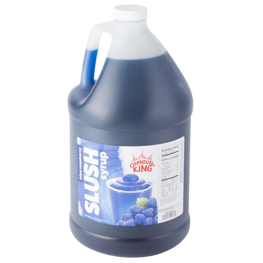 1 Gallon Blue Raspberry Slushy Syrup_Ab