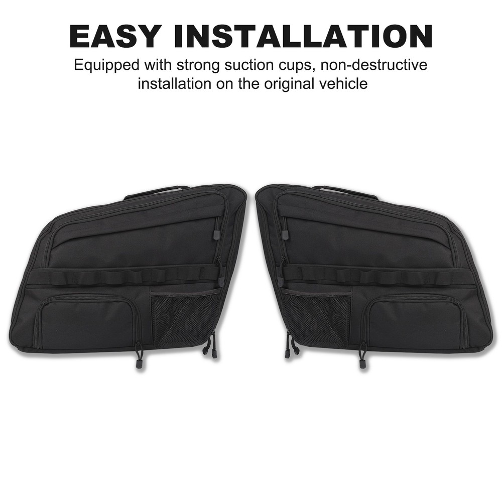 2PCS Black Tailgate Window Package Bag For BJ60 2022+