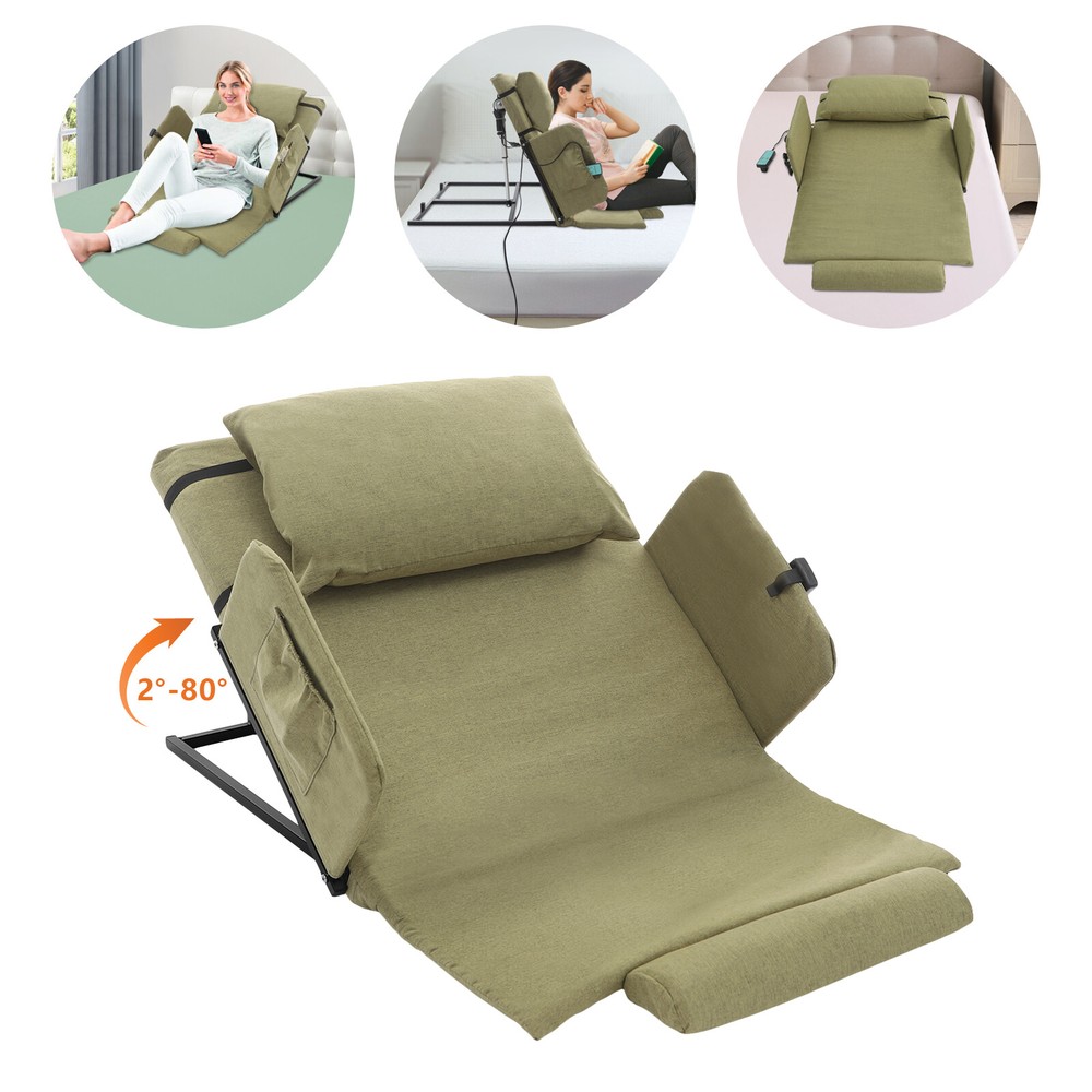 Green Electric Lifting Adjustable Bed Back Rest Electric Auxiliary Backrest
