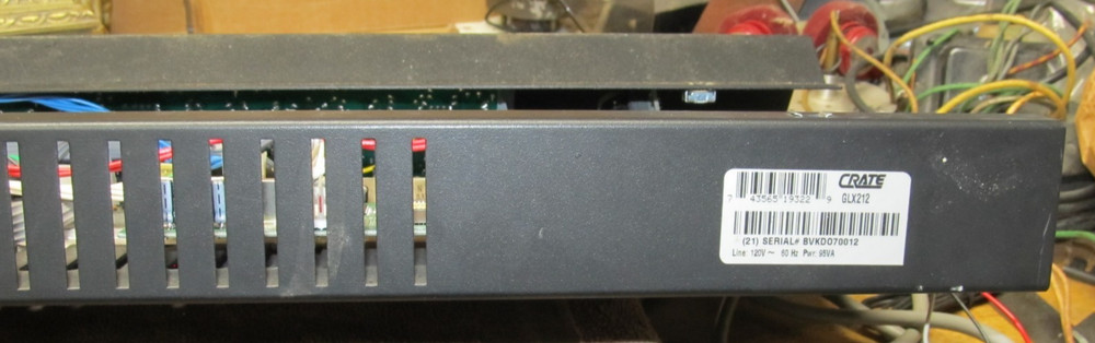 Crate GLX212 Guitar Amplifier Chassis Only