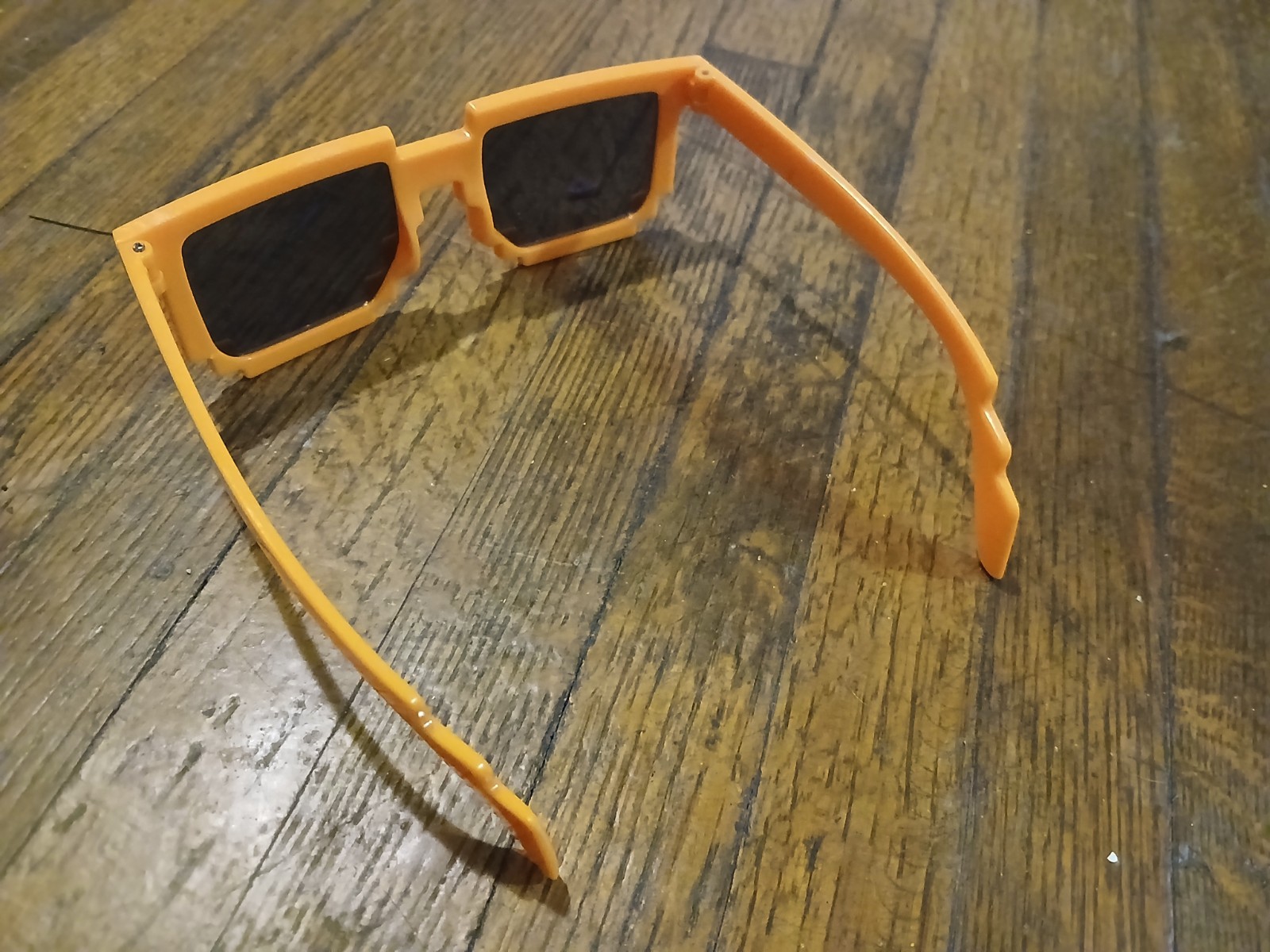Mindcraft Square Pixel Orange Fashion Kids Adults Gift Toys Sunglasses 49