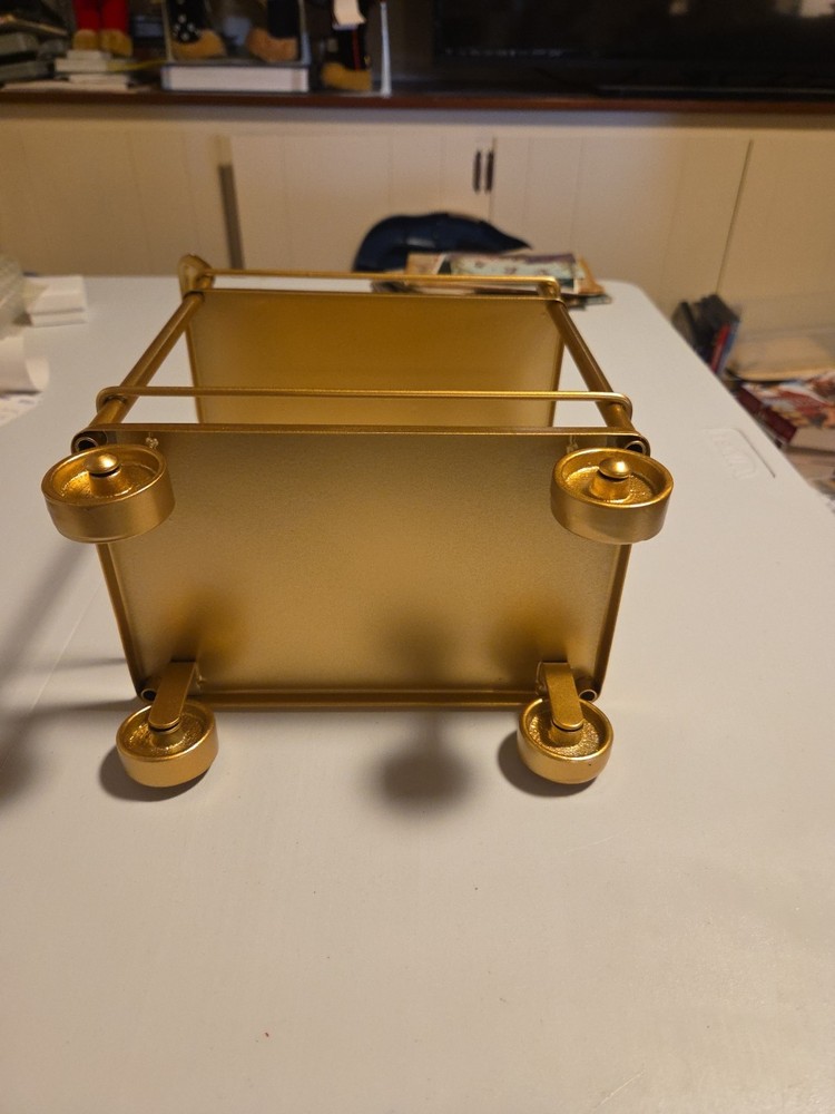 Small Goldtone Bar Cart