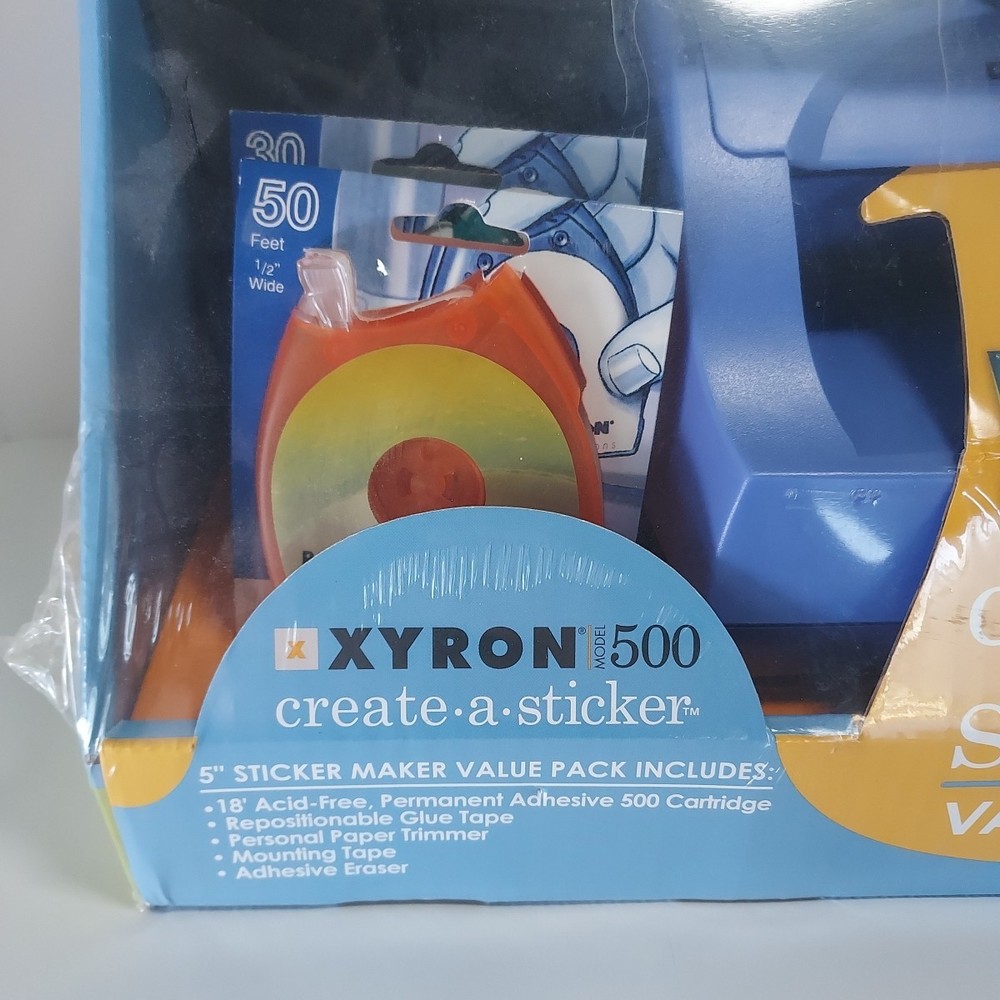 Xyron Model 500 Create a Sticker 5" Sticker Maker Machine Value Pack with Extras