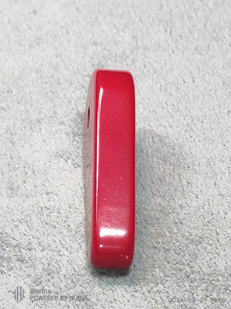 Bakelite Catalin Pinball Flipper Bat Cherry Red Nice One piece VHTF