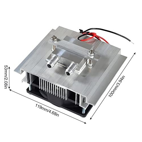 12V Thermoelectric Peltier Cooling System Kit - Semiconductor Cooler, Radiator &