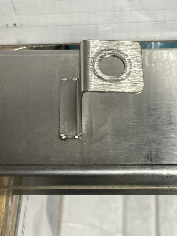 32" Stainless Steel Linear Bathroom Shower Drain Square Pattern Grate.