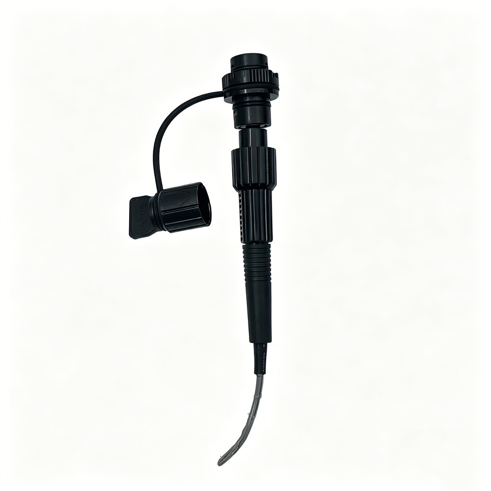 2pcs SC Pre Connectorized Waterproof Drop Cable Patch Cord Fiber Optic Connector