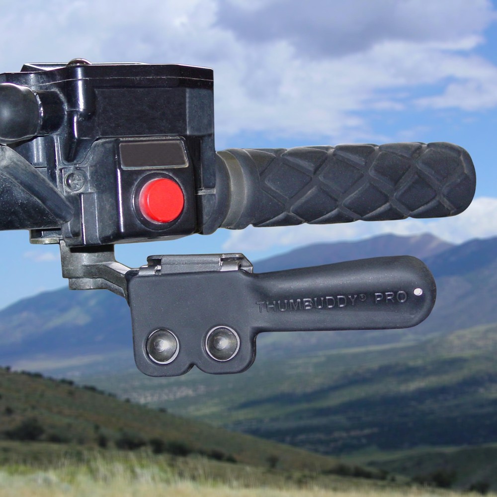 Thumbuddy Pro ATV Throttle Extender - Model TB2 black one size,