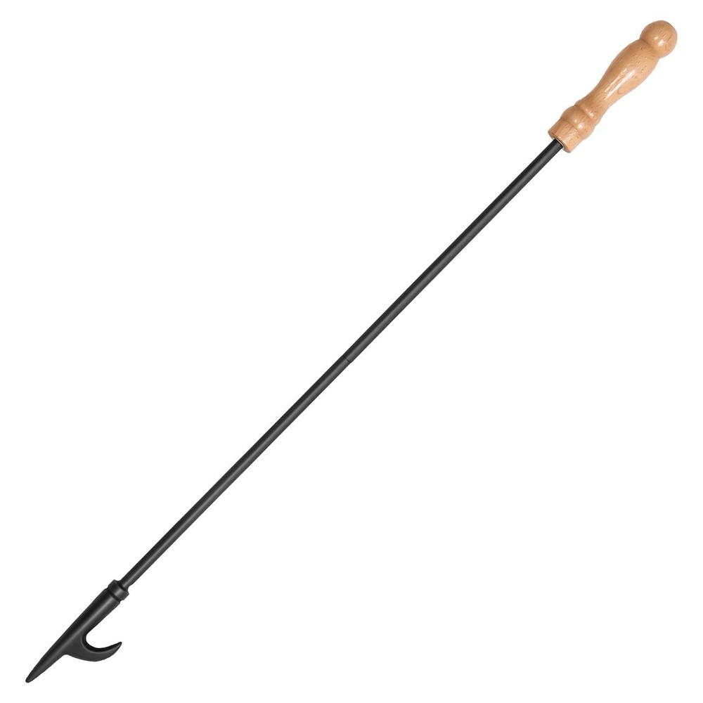 Fire Poker for Fire Pit, 32 inch Fireplace Poker Premium Solid Steel Fire Pit