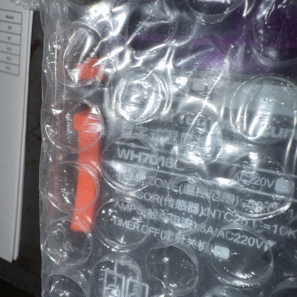 WILLHI WH7016 Temperature Controller DC 12V Digital Thermostat Switch NOS