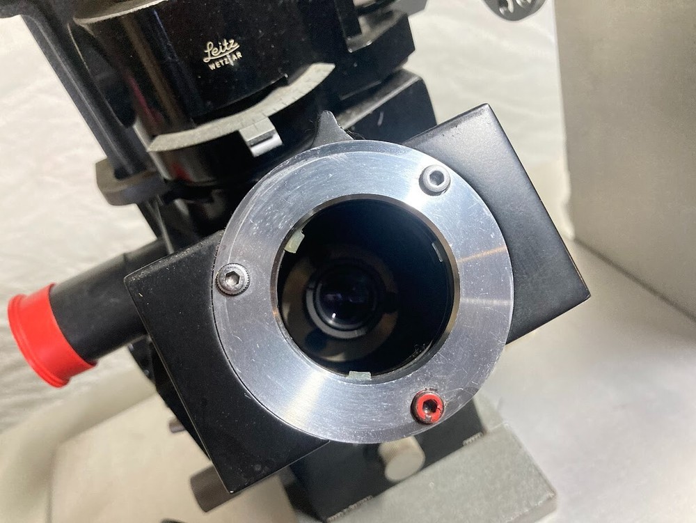 Leitz Industrial Microscope Base - Likely for Metals Surface Inspections - PARTS