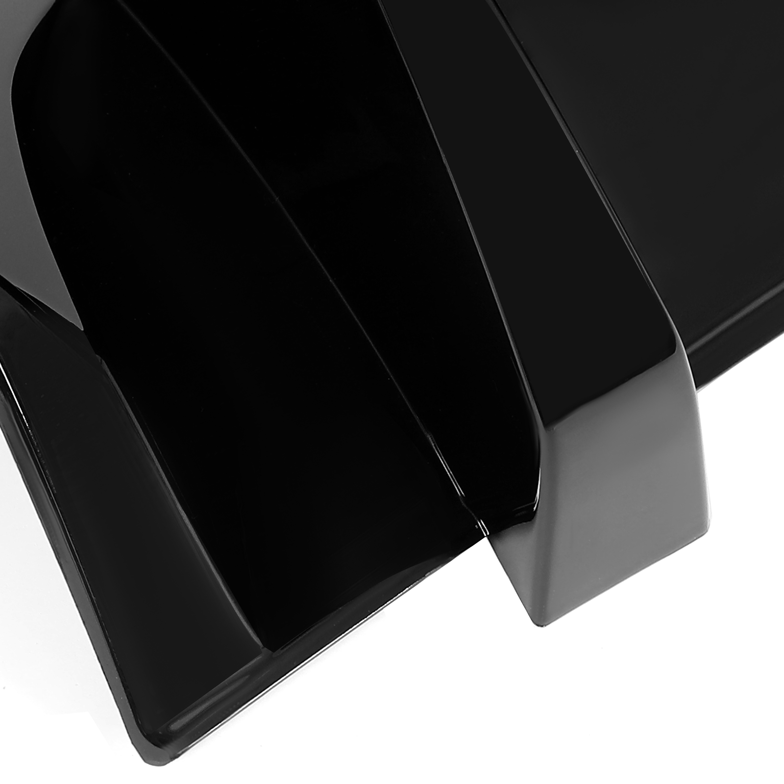 For Mercedes W204 C250 C300 C350 C63 AMG 2012-14 Gloss Black ABS Rear Diffuser