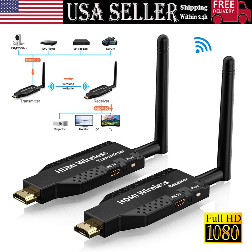 110M Wireless HDMI Video Transmitter & Receiver TV Stick Screen Share Extender