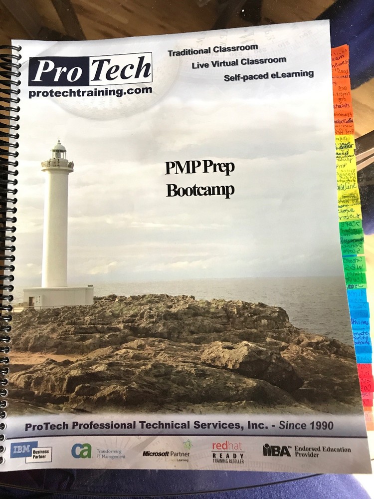 PMP Bootcamp (ProTech Training Materials) - Exam Prep, PMBOK Guide, Exam Success