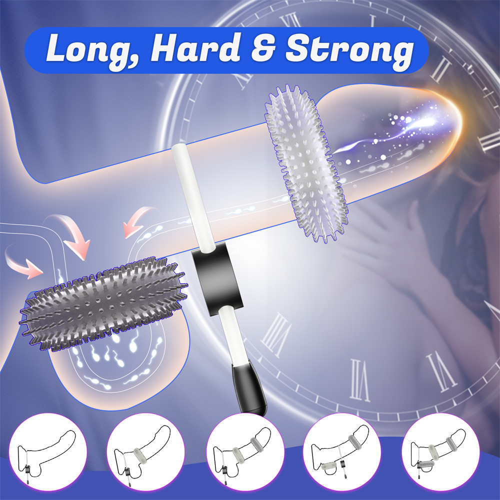 Male Adjustable Silicone Penis Dick Ring Enhancer Prolonging Delay Ejaculation