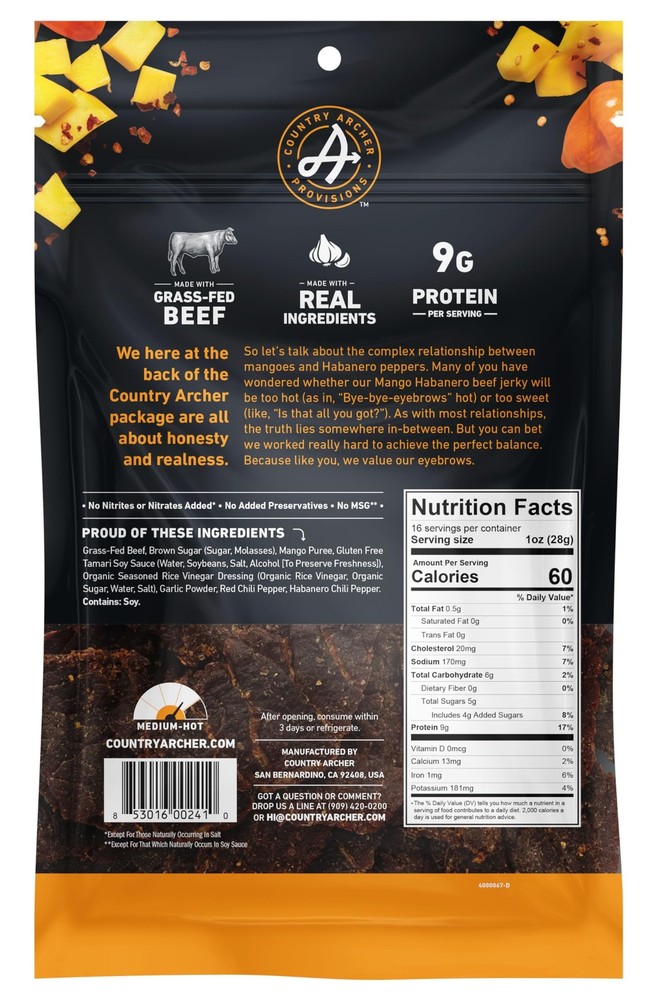 Grass-Fed Beef Jerky - Beef Jerky Snack Pack, Beef Jerky Bulk, Individual Bee...