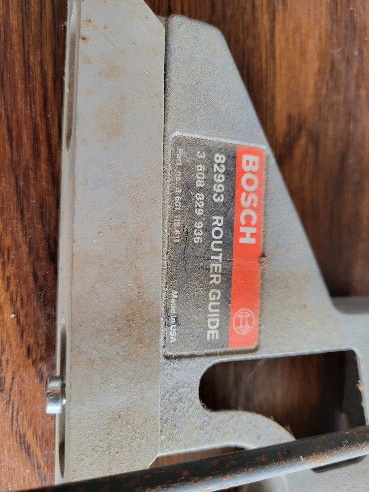 Vintage Bosch Model #82993 Router Guide