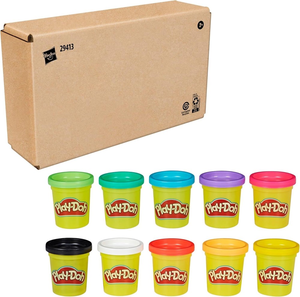 Vibrant Play-Doh Modeling Compound 10-Pack - Perfect for Creative Play & Crafts