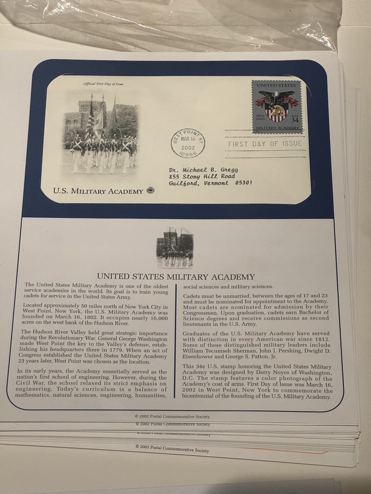 First Day Issues Stamps From 1998-2004