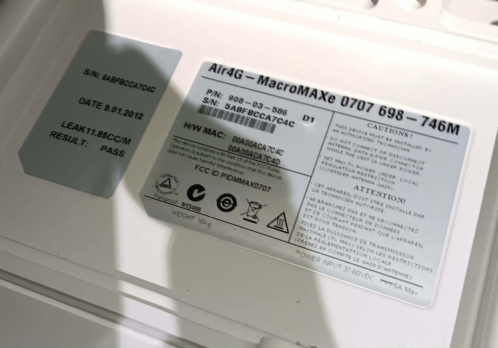 Airspan Air4G MacroMAXe 4G Cellular Base Station