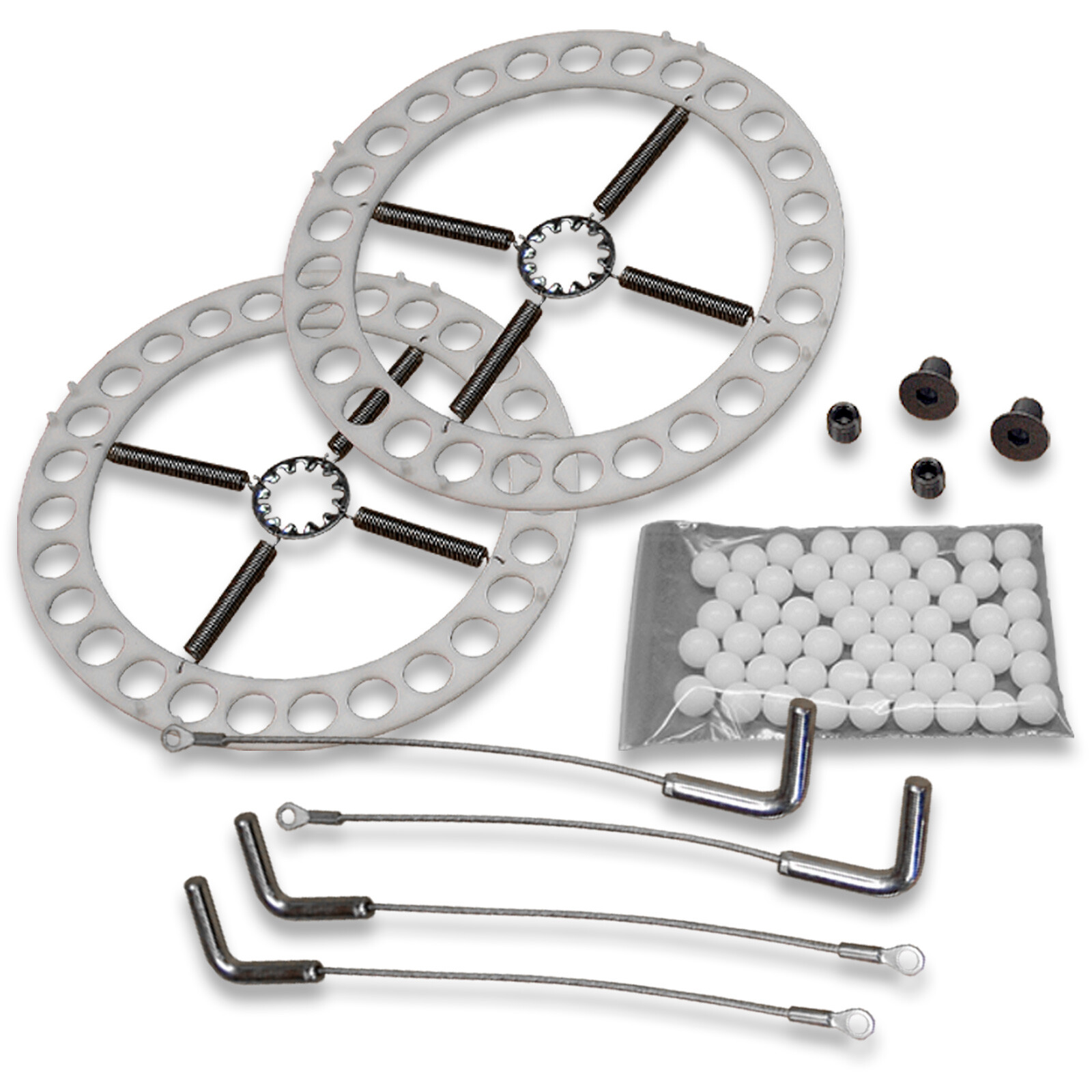 14" Alignment Turn Plate Table Repair Rebuild Kit with Lock Pins Hunter Rack