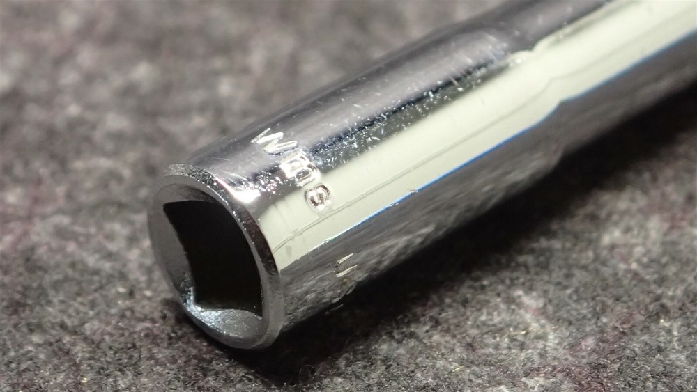 WILLIAMS 1/4" Drive, 9/32" Deep Hand Socket, 6 Points, Chrome Finish M-609
