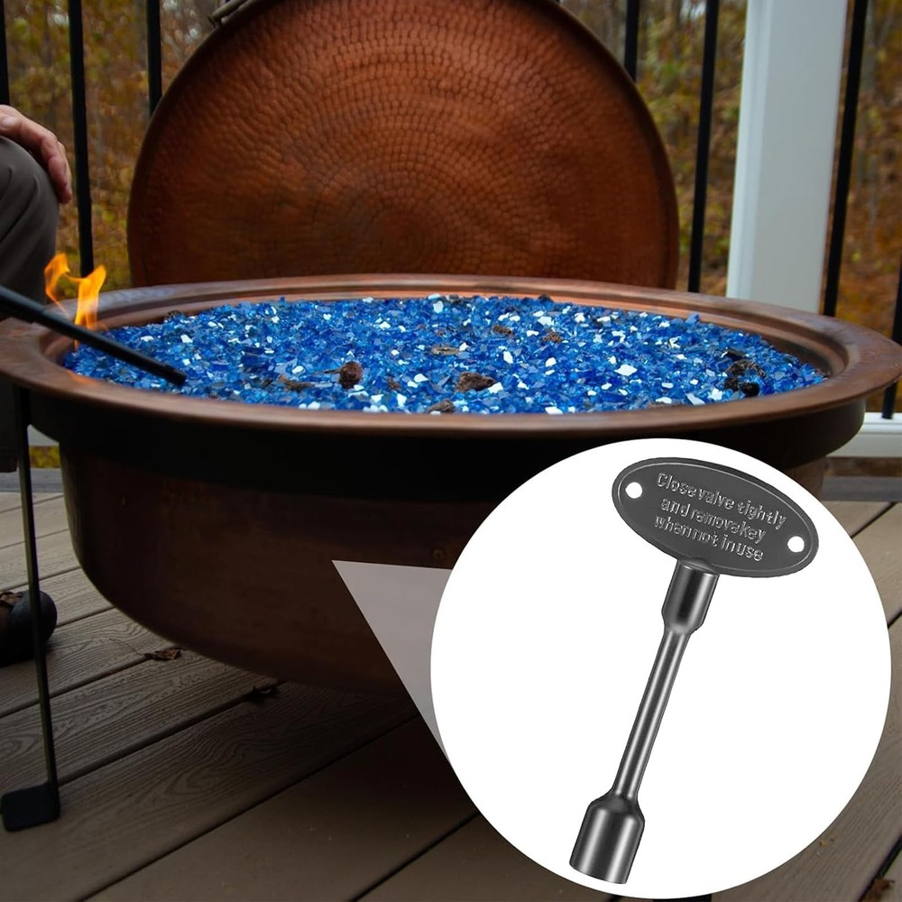 1 PCS Gas Fireplace Key, Key Replacement Black