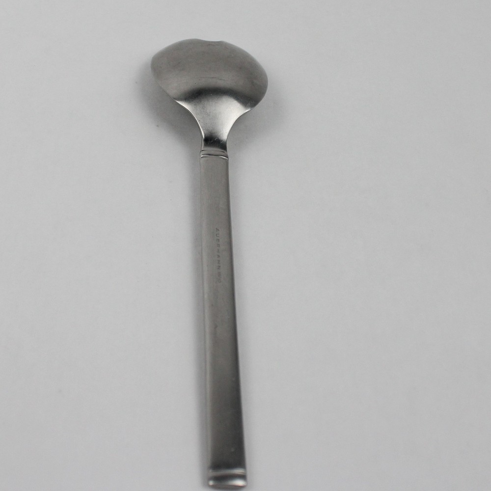 Auerhahn Unknown Pattern 18/10 Stainless Solid Salad Serving Spoon 8" Rare HTF